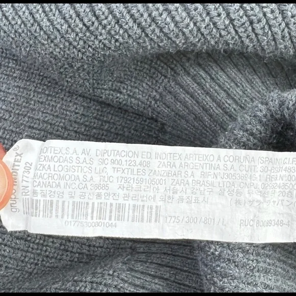 Zara Textured Knit Crewneck Sweater - Picture 4 of 4